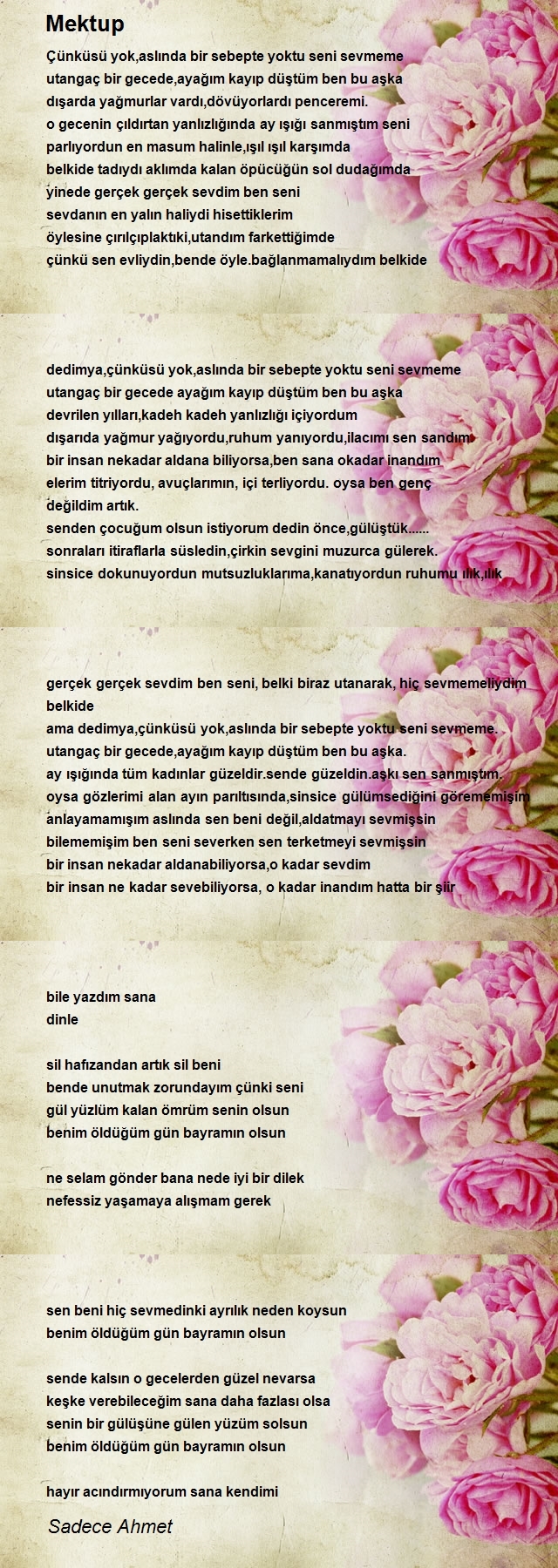 Sadece Ahmet