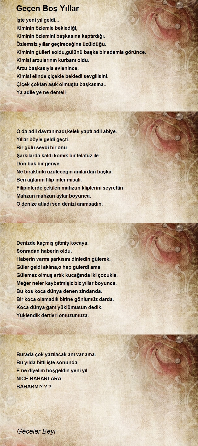 Geceler Beyi