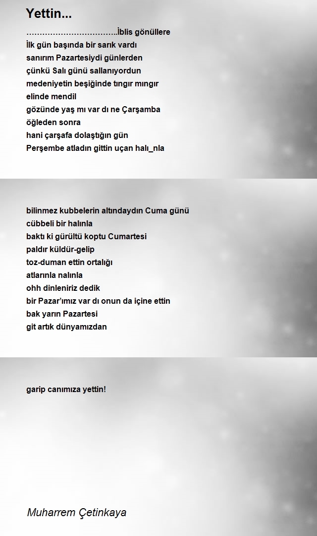 Muharrem Çetinkaya