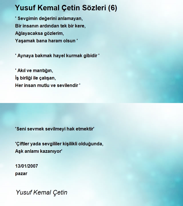Yusuf Kemal Çetin