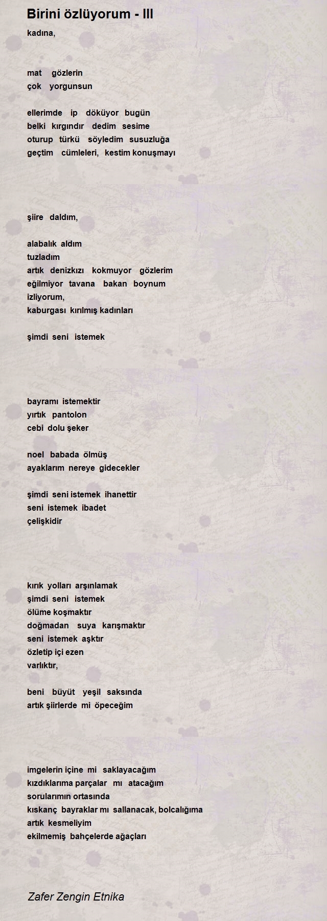 Zafer Zengin Etnika