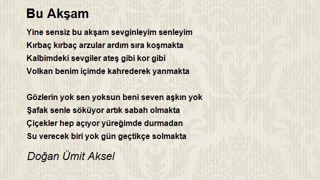 Doğan Ümit Aksel