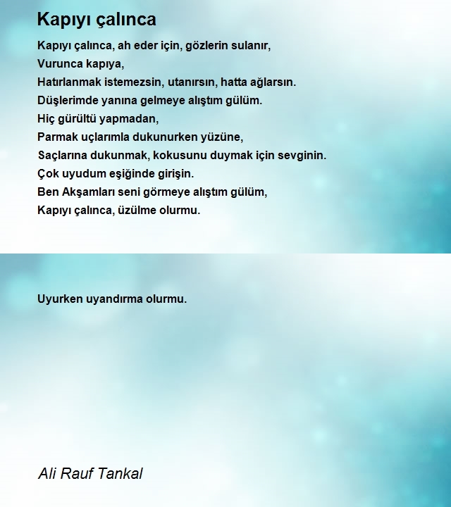 Ali Rauf Tankal