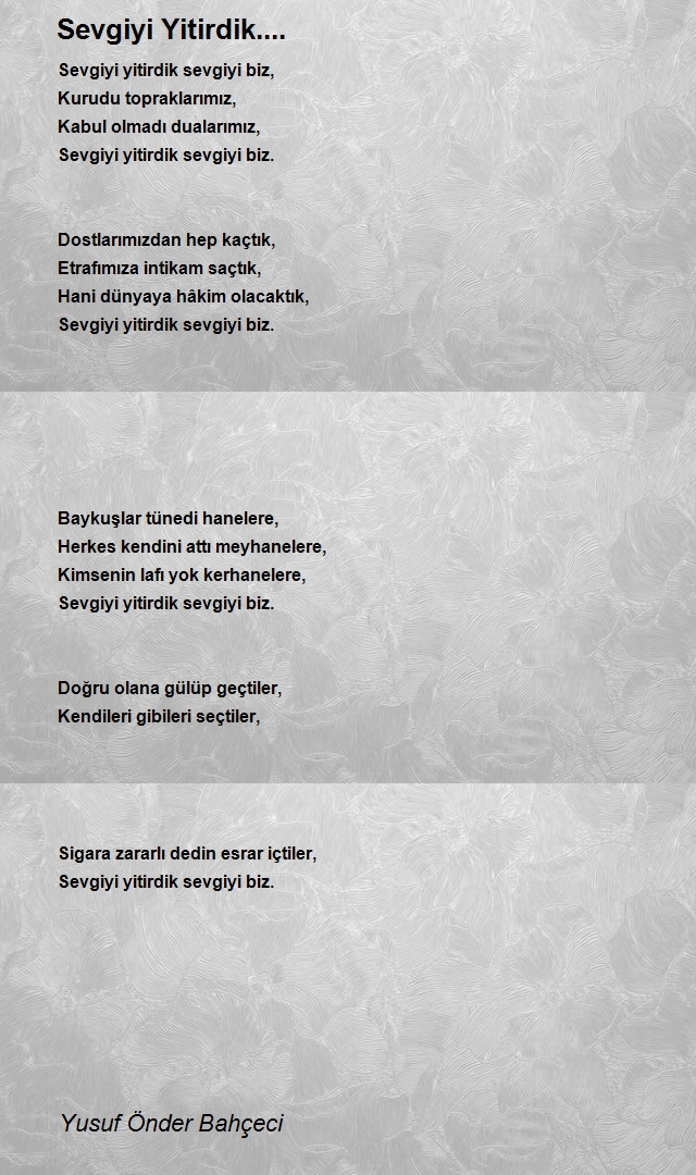 Yusuf Önder Bahçeci