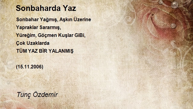 Tunç Özdemir