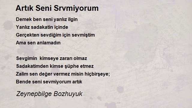Zeynepbilge Bozhuyuk
