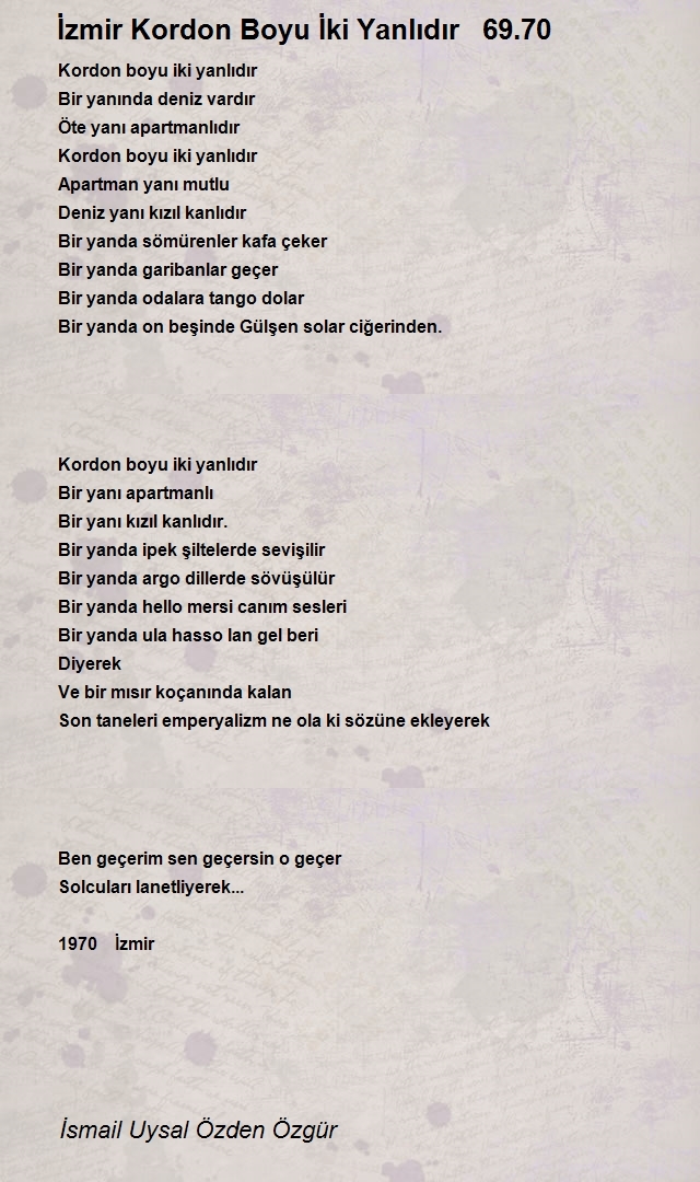 İsmail Uysal Özden Özgür
