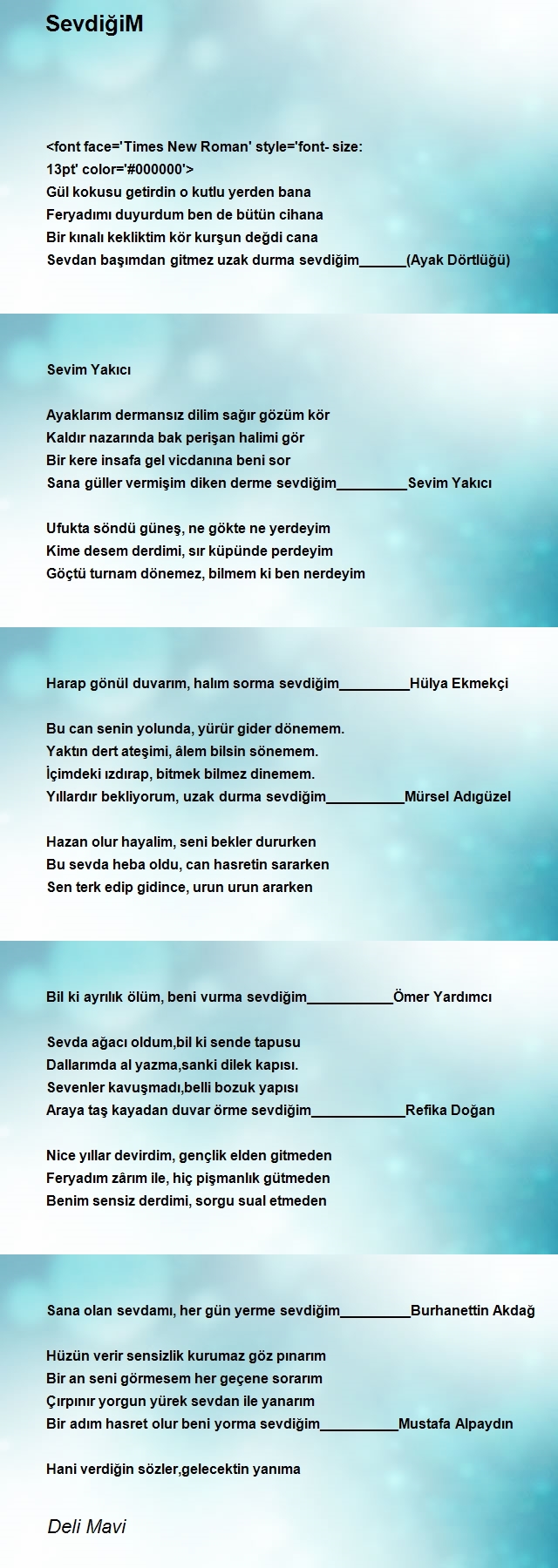 Deli Mavi