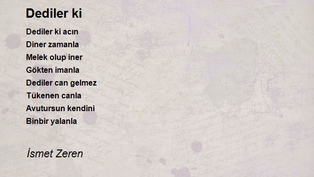 İsmet Zeren
