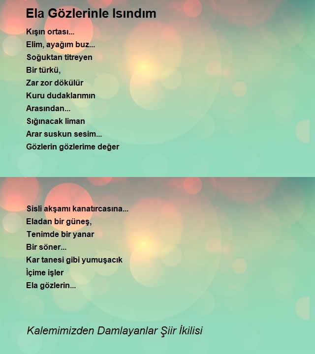 Kalemimizden Damlayanlar Şiir İkilisi