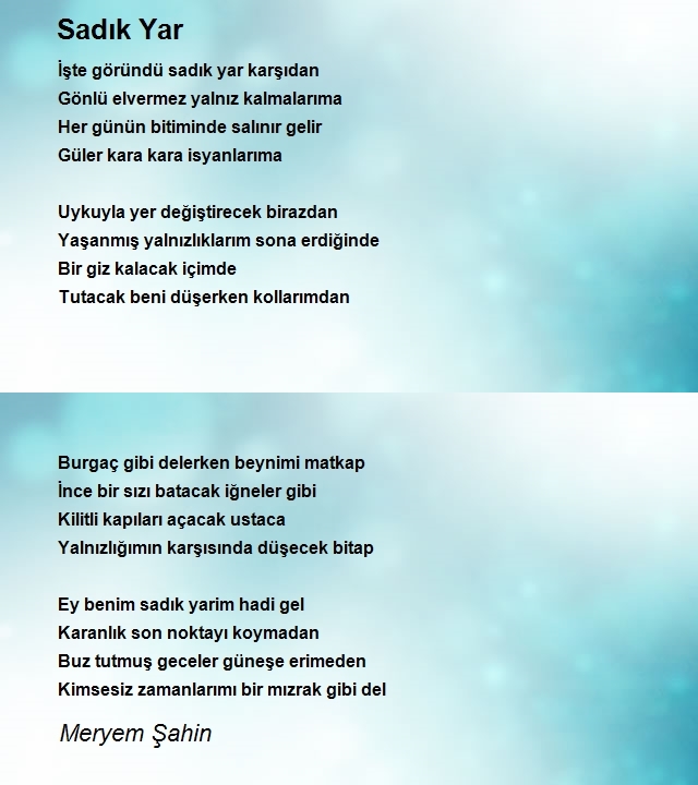 Meryem Şahin