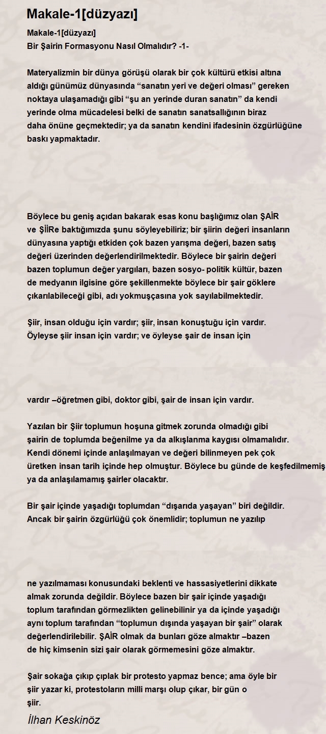İlhan Keskinöz