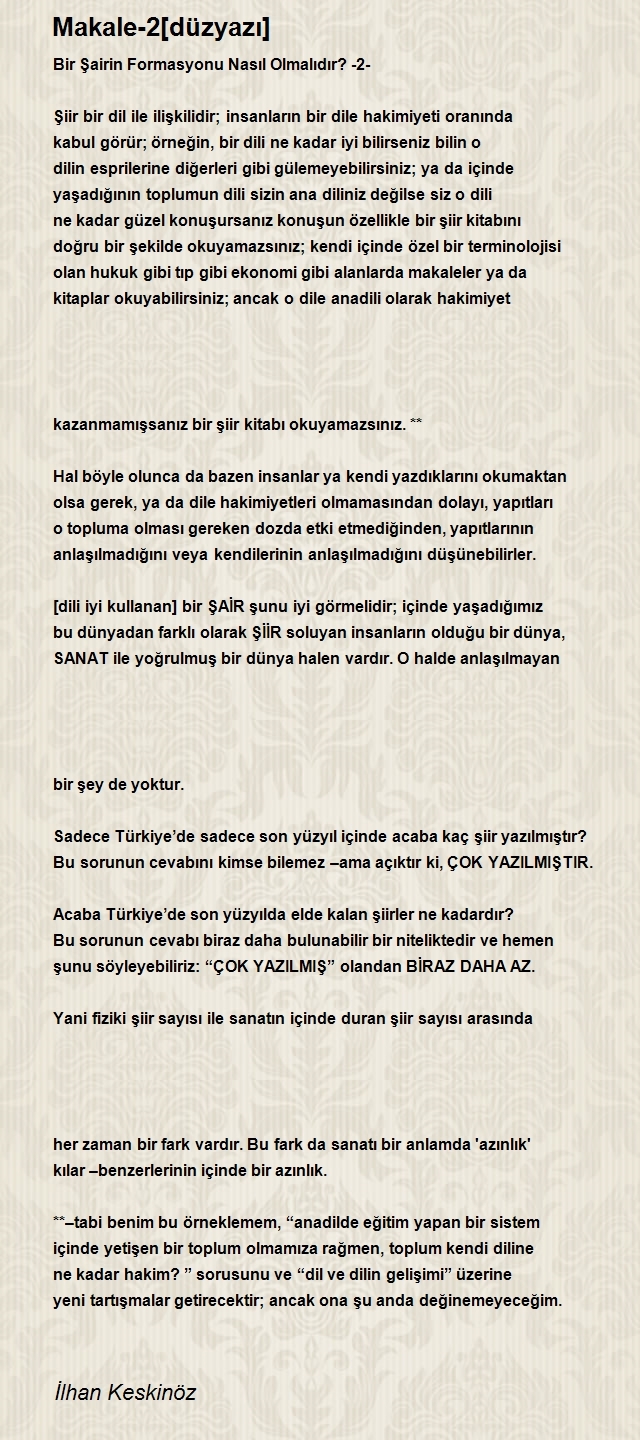 İlhan Keskinöz