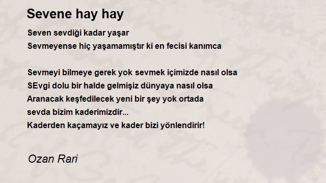 Ozan Rari