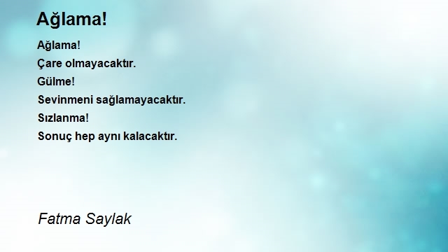 Fatma Saylak