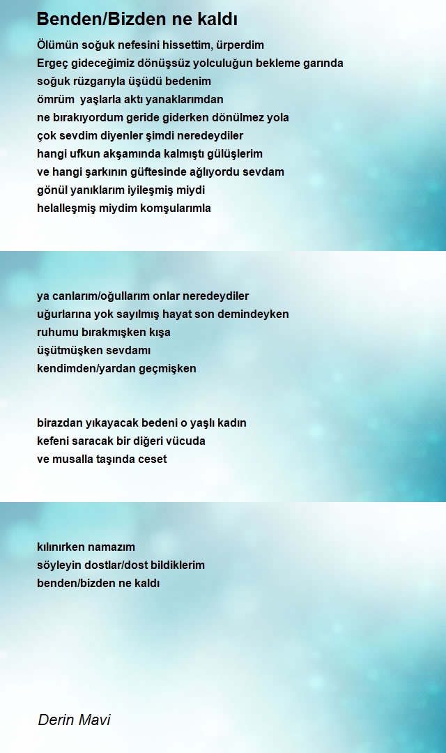 Derin Mavi_