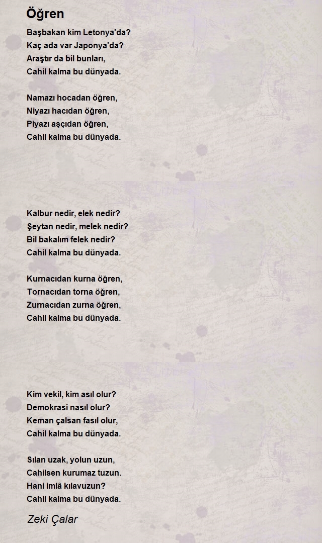 Zeki Çalar
