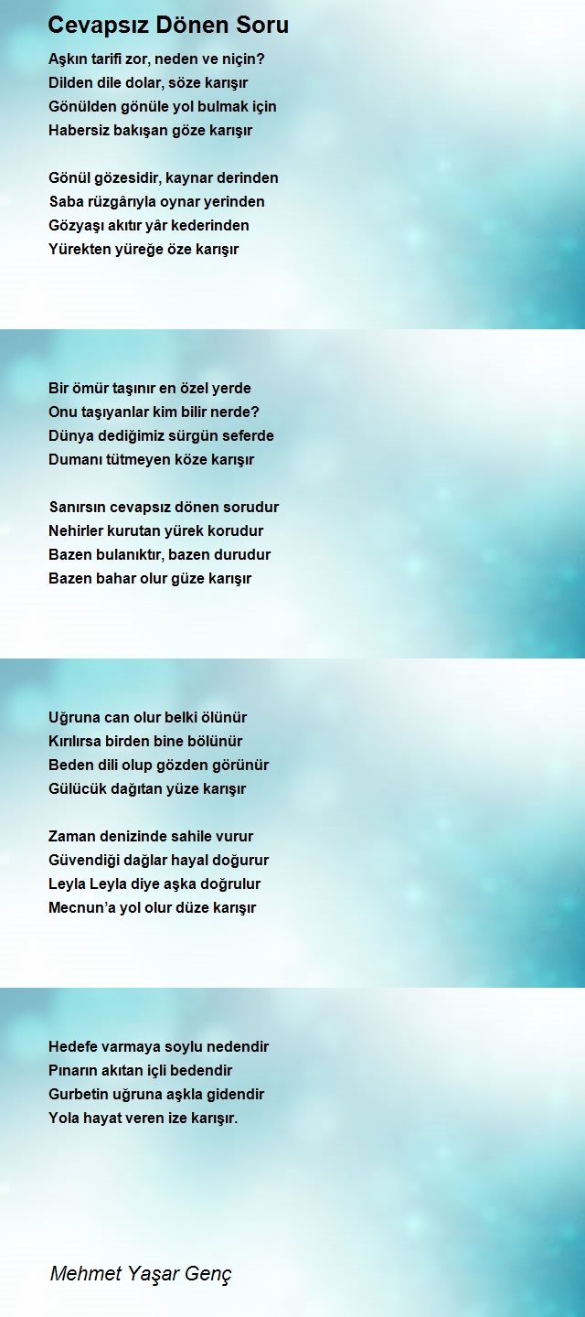 Mehmet Yaşar Genç