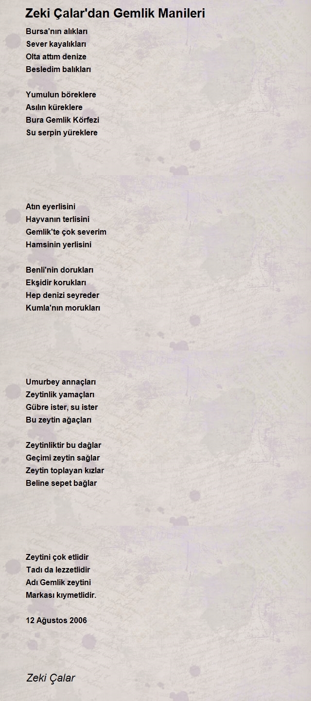 Zeki Çalar