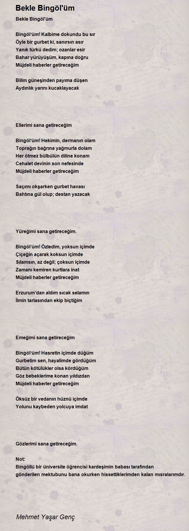 Mehmet Yaşar Genç