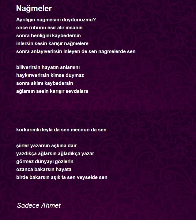 Sadece Ahmet