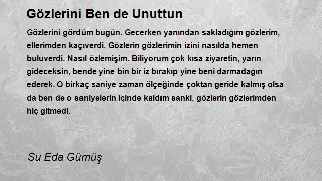 Su Eda Gümüş