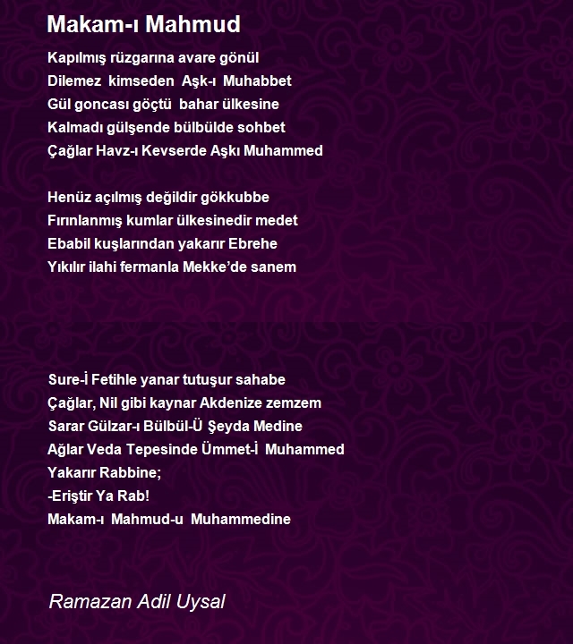 Ramazan Adil Uysal