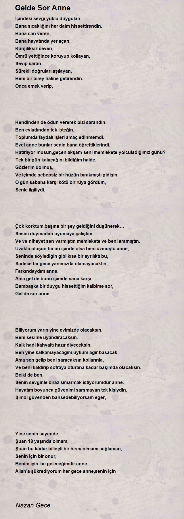 Nazan Gece