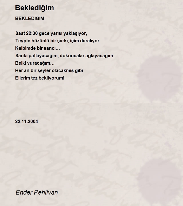 Ender Pehlivan