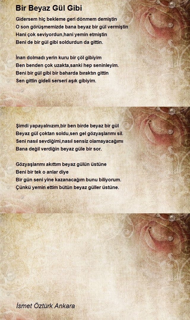 İsmet Öztürk Ankara