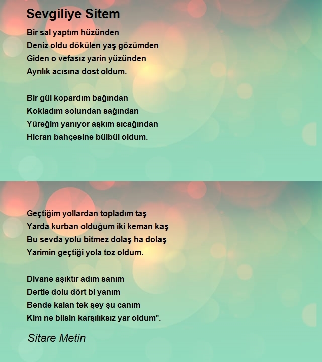Sitare Metin