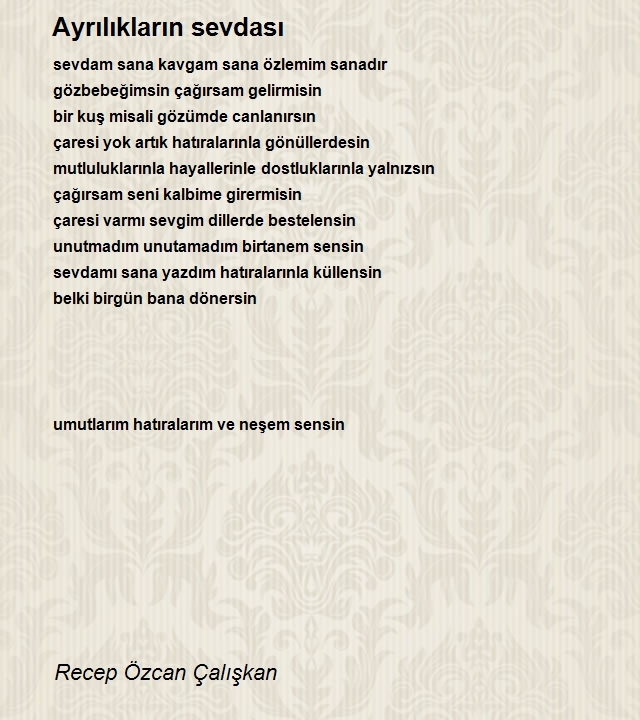 Recep Özcan Çalışkan
