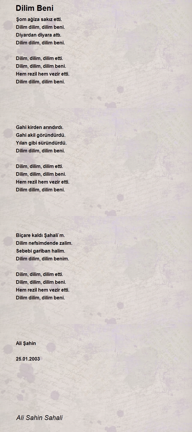 Ali Sahin Sahali