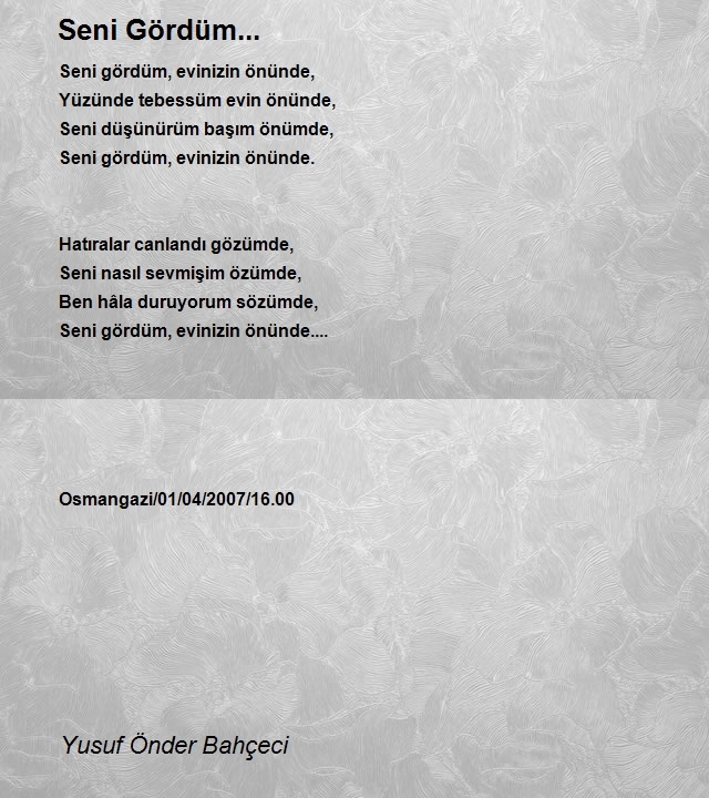 Yusuf Önder Bahçeci