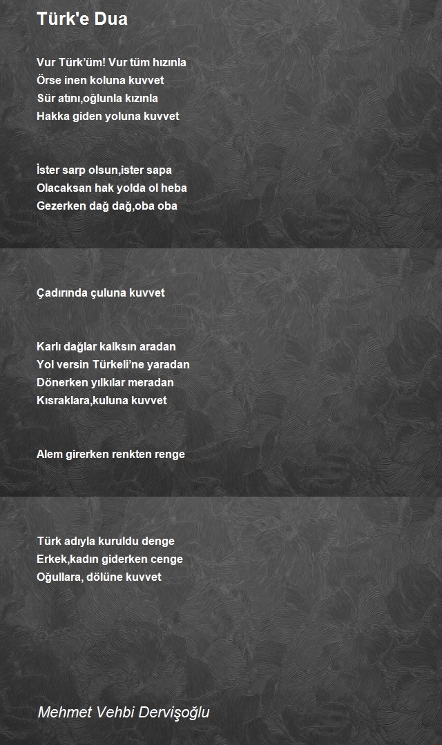 Mehmet Vehbi Dervişoğlu