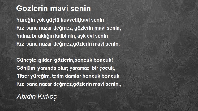 Abidin Kırkoç