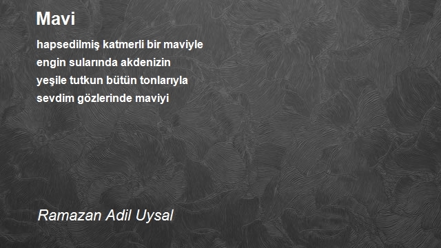 Ramazan Adil Uysal