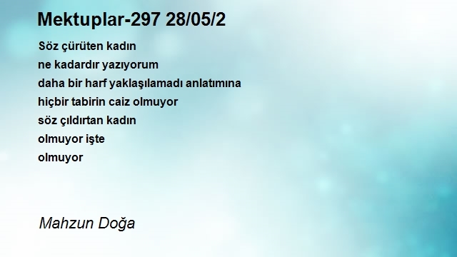 Mahzun Doğa