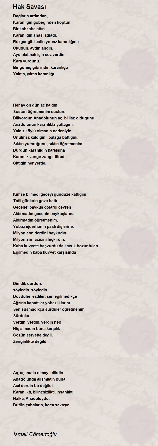 İsmail Cömertoğlu