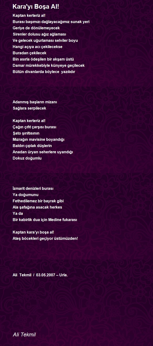 Ali Tekmil