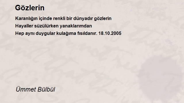 Ümmet Bülbül