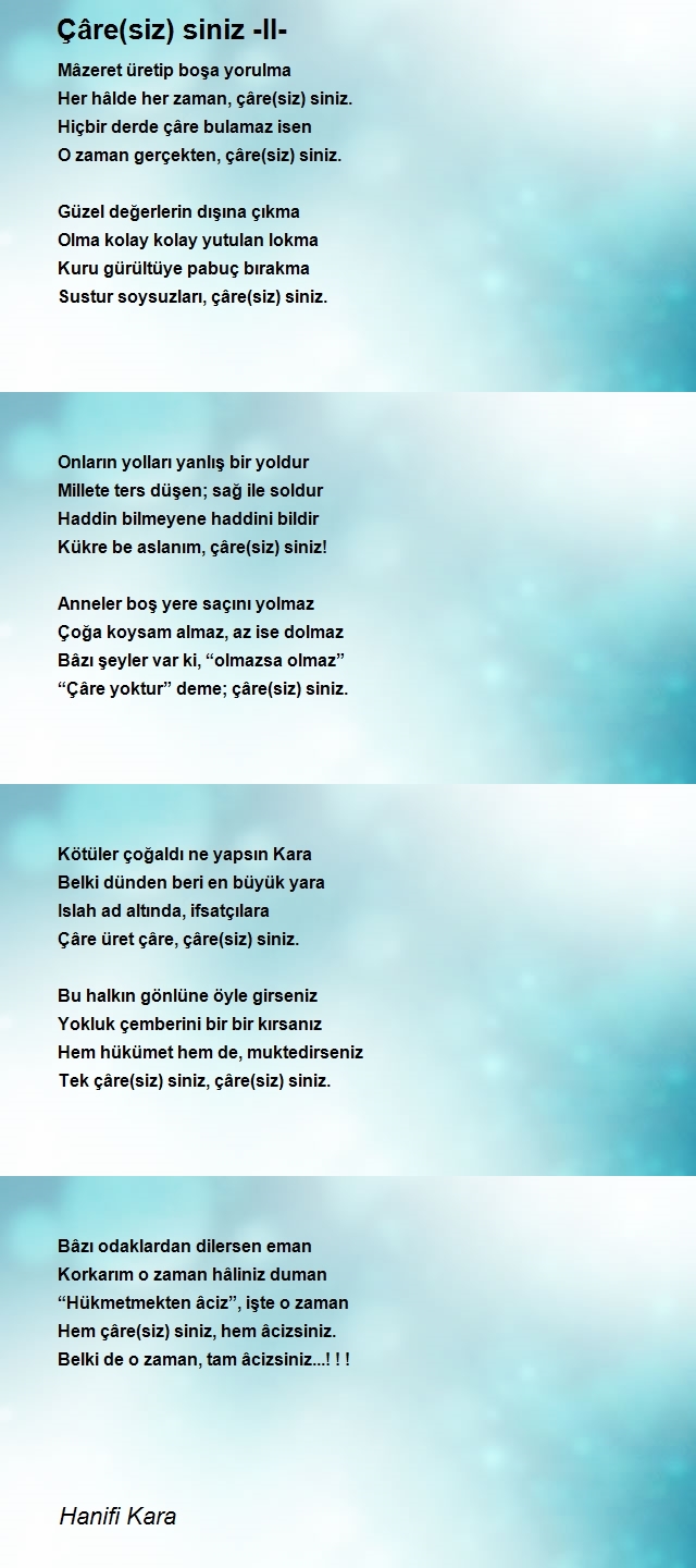 Hanifi Kara