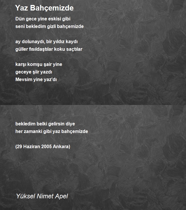 Yüksel Nimet Apel