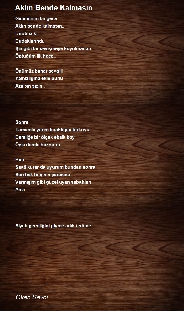 Okan Savcı
