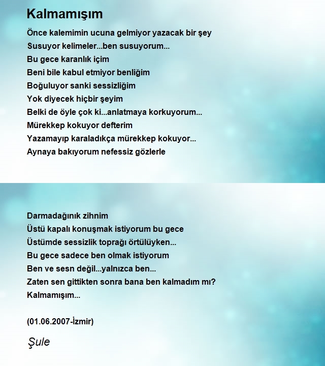 Şair Şule
