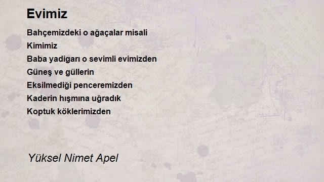 Yüksel Nimet Apel