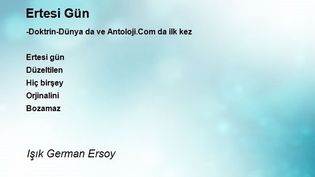Işık German Ersoy