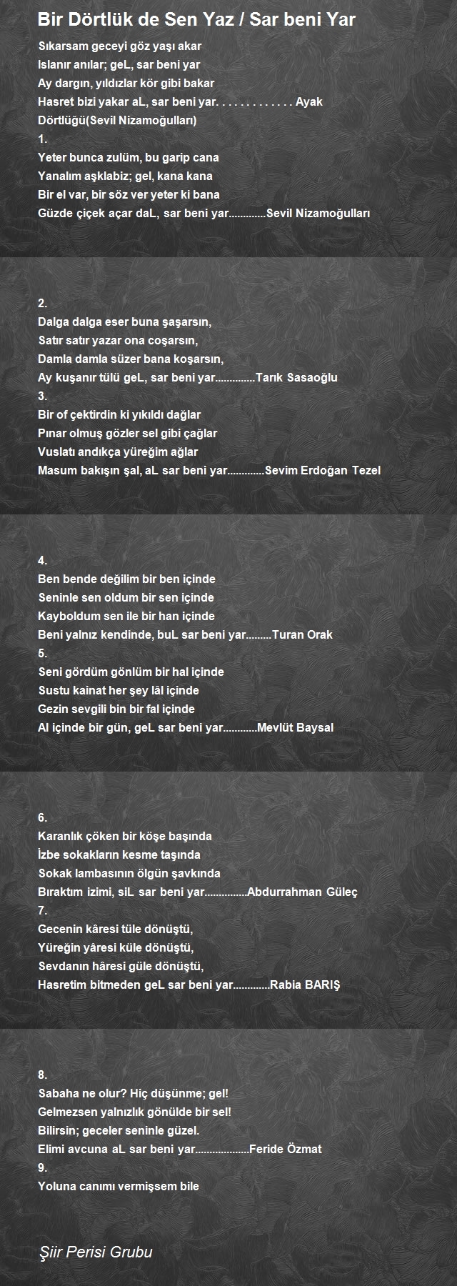 Şiir Perisi Grubu