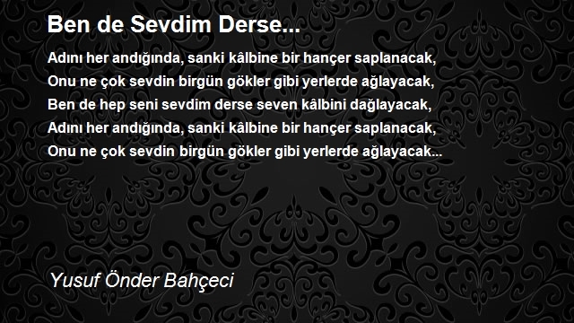 Yusuf Önder Bahçeci