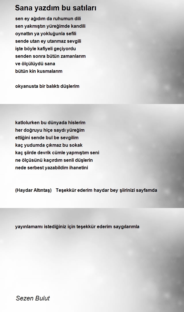 Sezen Bulut